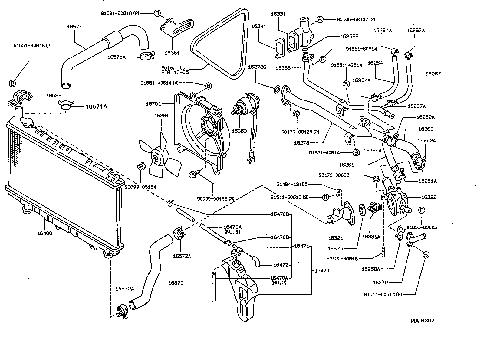 16400-16320 RADIATOR ASSY product image