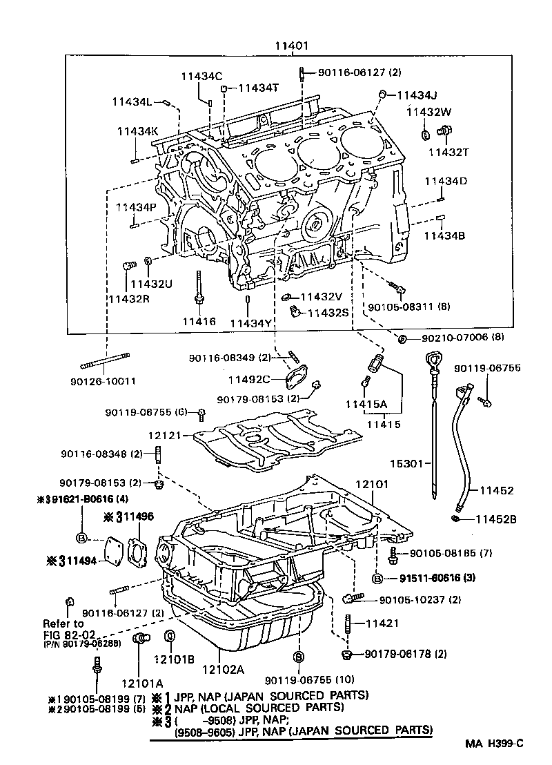 Toyota 12101-74110 PAN SUB-ASSY, OIL
