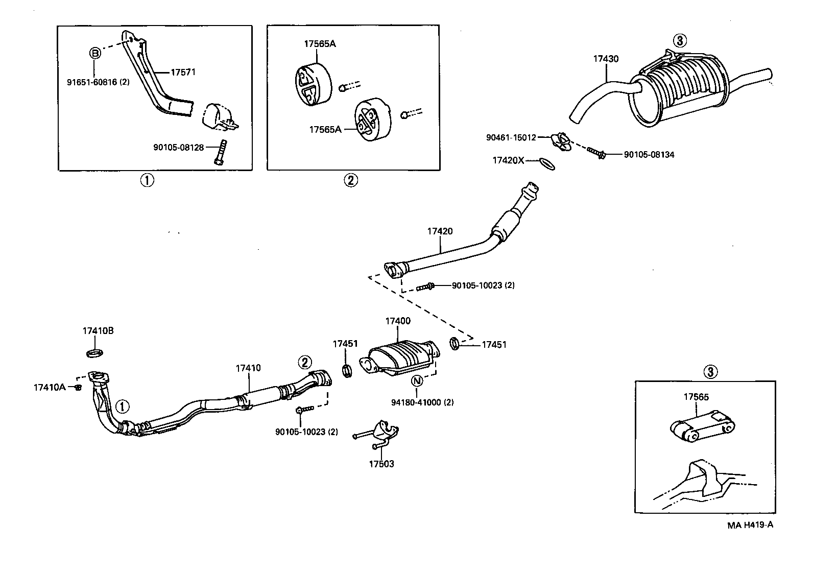 17430-11780 PIPE ASSY, EXHAUST, TAIL product image