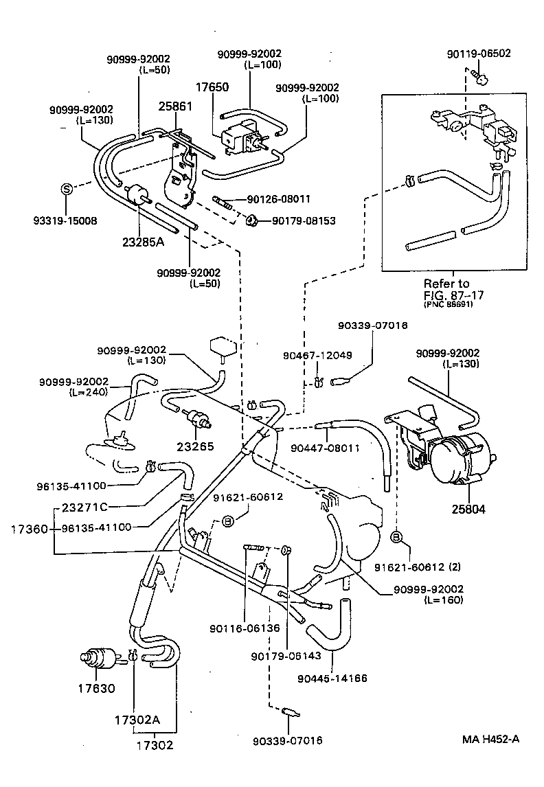 25804-16060 VALVE SET, VACUUM CONTROL product image