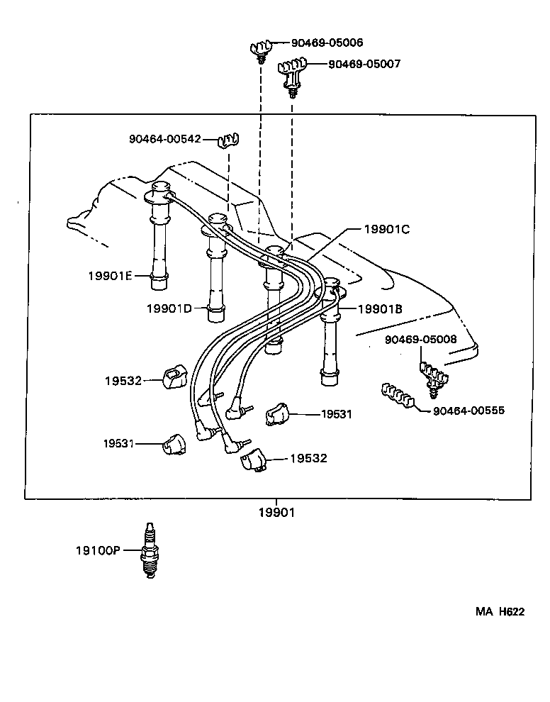 19810-17020 HEATER ASSY, INTAKE product image