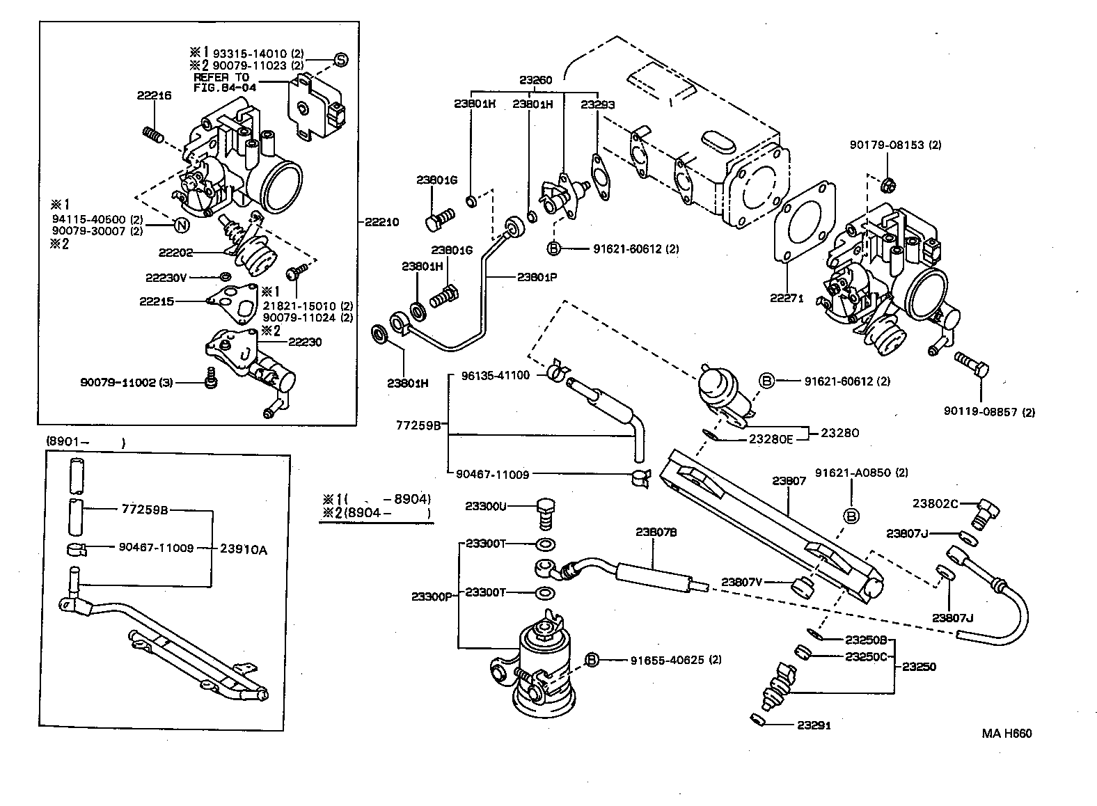 22210-74340 BODY ASSY, THROTTLE product image