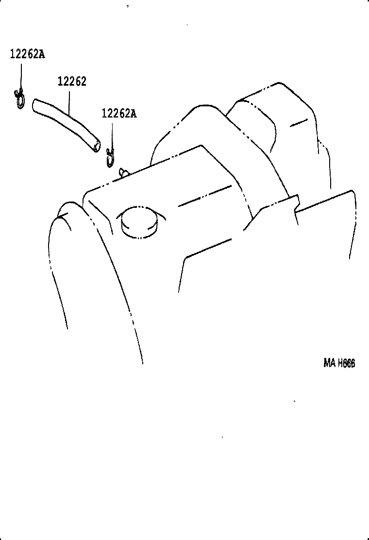 12229-17010 PIPE, VENTILATION product image