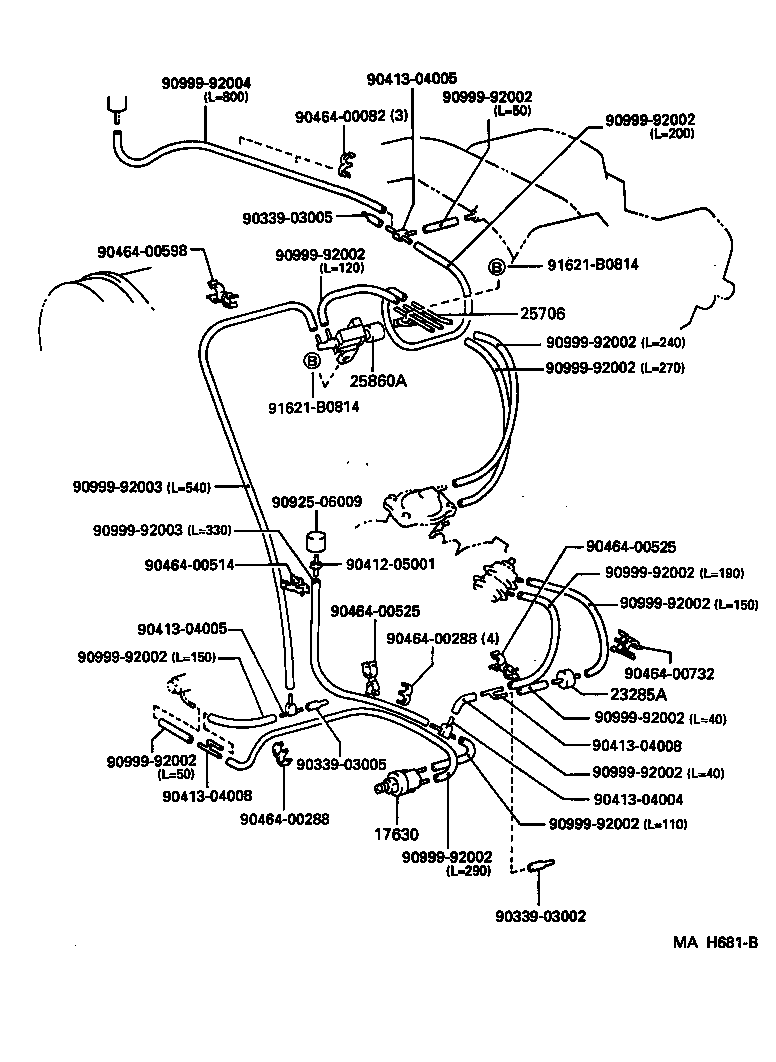 25709-17010 VALVE SUB-ASSY, HIGH ALTITUDE COMPENSATOR product image