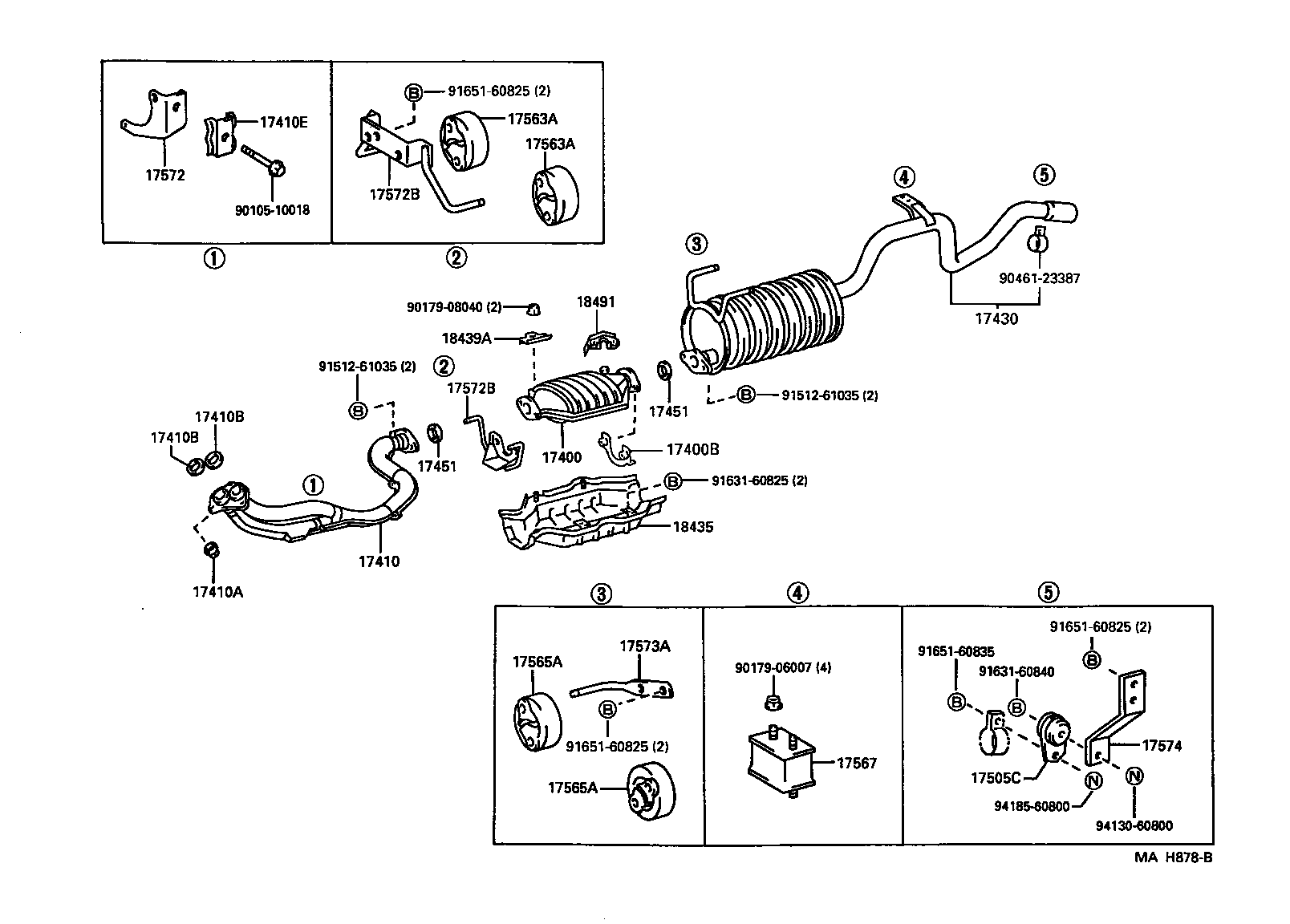 17430-5B670 PIPE ASSY, EXHAUST, TAIL product image