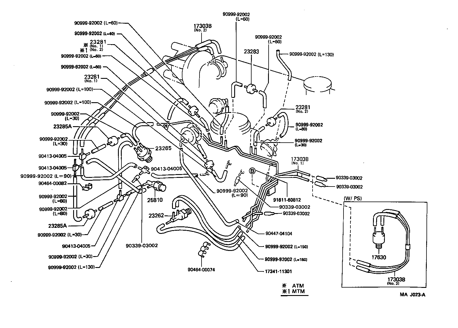25861-15020 BRACKET, VACUUM SWITCHING VALVE product image