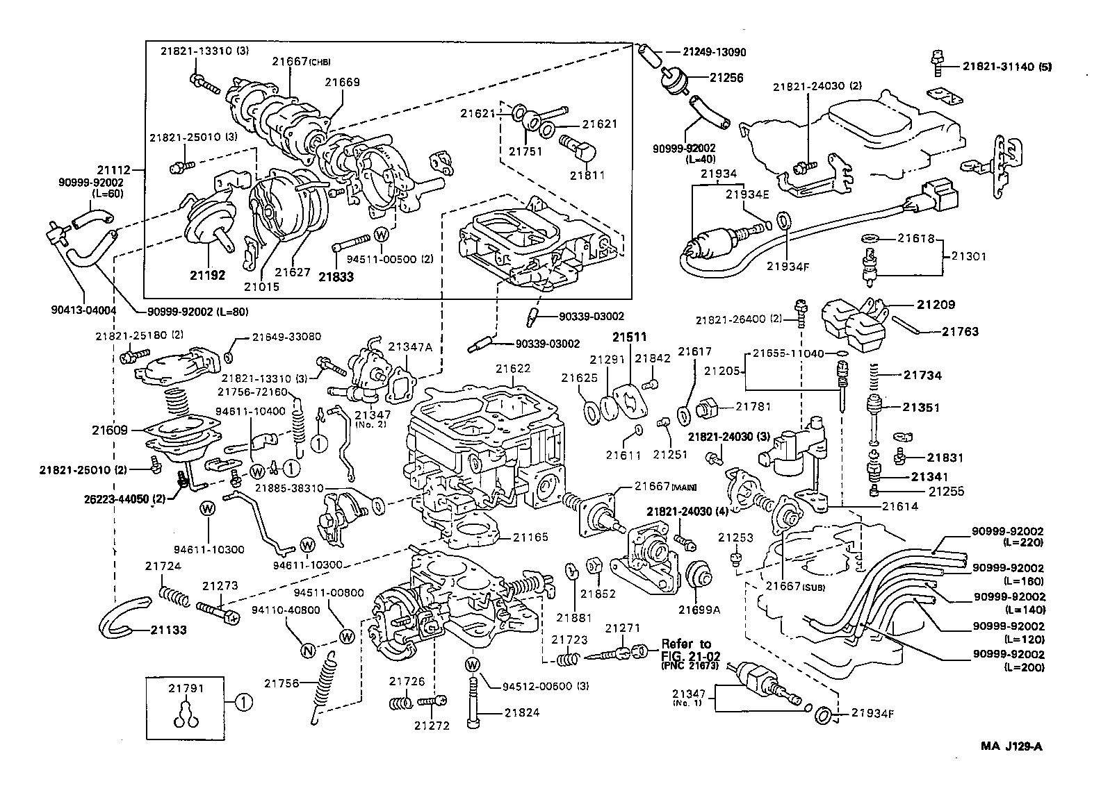 21112-73451 HORN, AIR product image