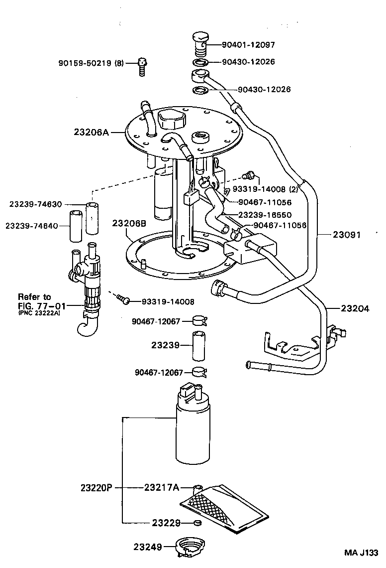 22210-11440 BODY ASSY, THROTTLE product image
