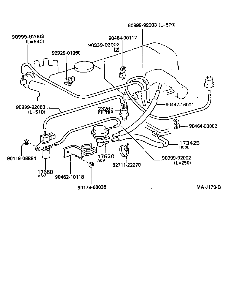 25819-58010 VALVE ASSY, VACUUM REGULATING product image