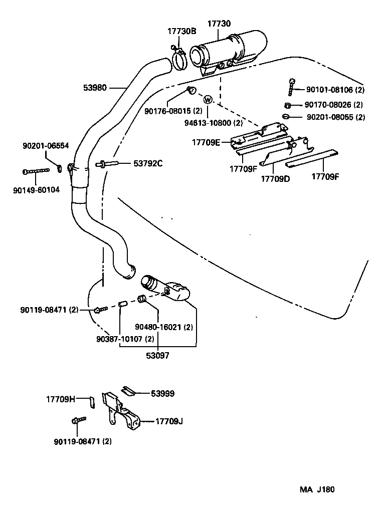 17841-44030 GASKET, FILTER ELEMENT product image