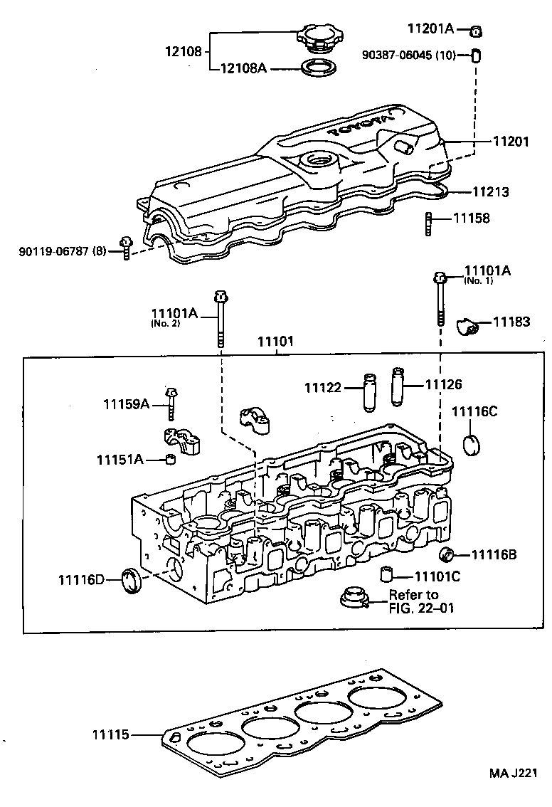 11496-35010 GASKET(FOR CYLINDER HEAD) product image