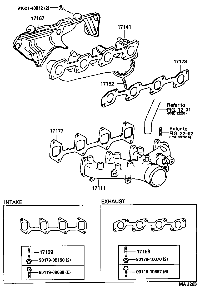 17101-35040 MANIFOLD, INTAKE product image