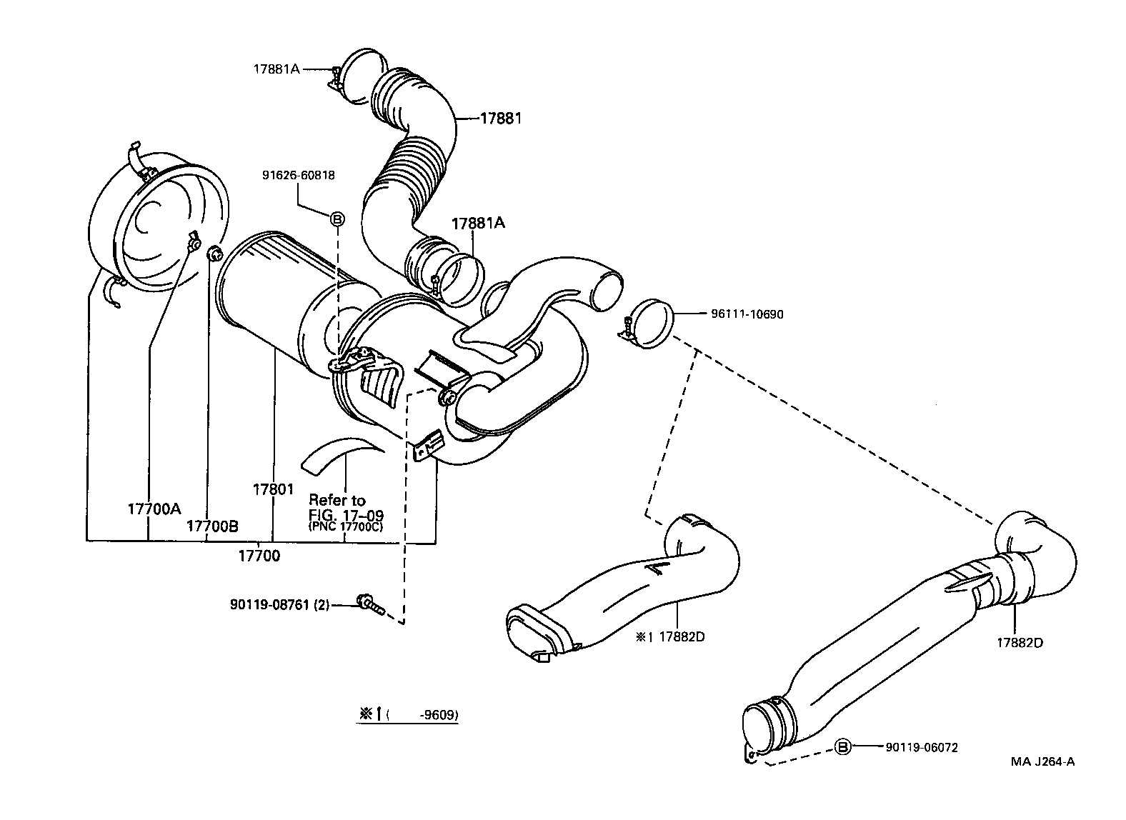 17700-71050 CLEANER ASSY, AIR product image