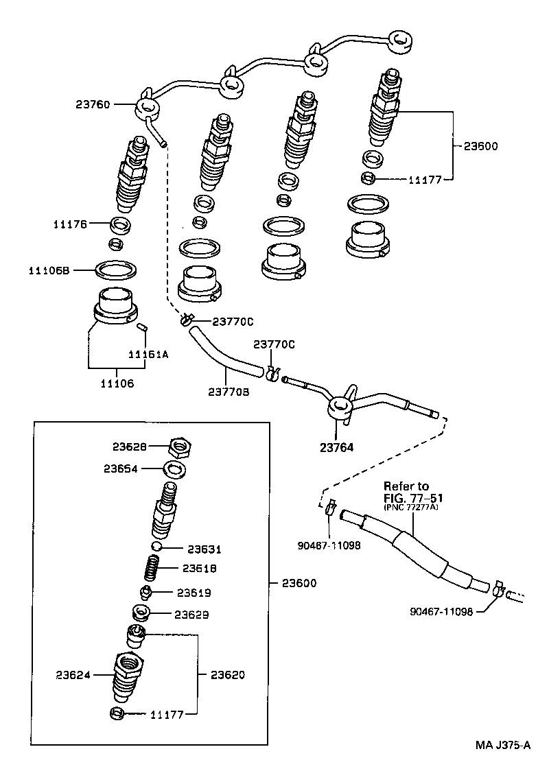 95337-04015 HOSE, FUEL, NO.2 product image