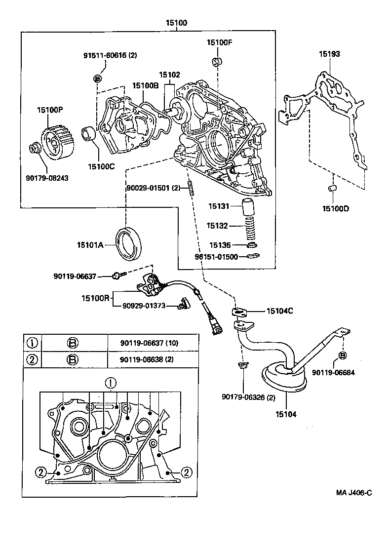 11324-74010 PLATE, TIMING BELT product image