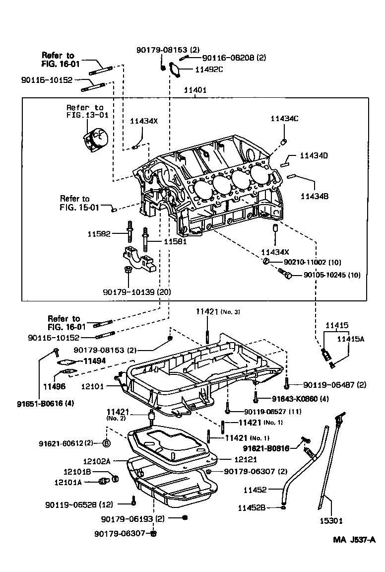 12102-50060 PAN SUB-ASSY, OIL, NO.2 product image