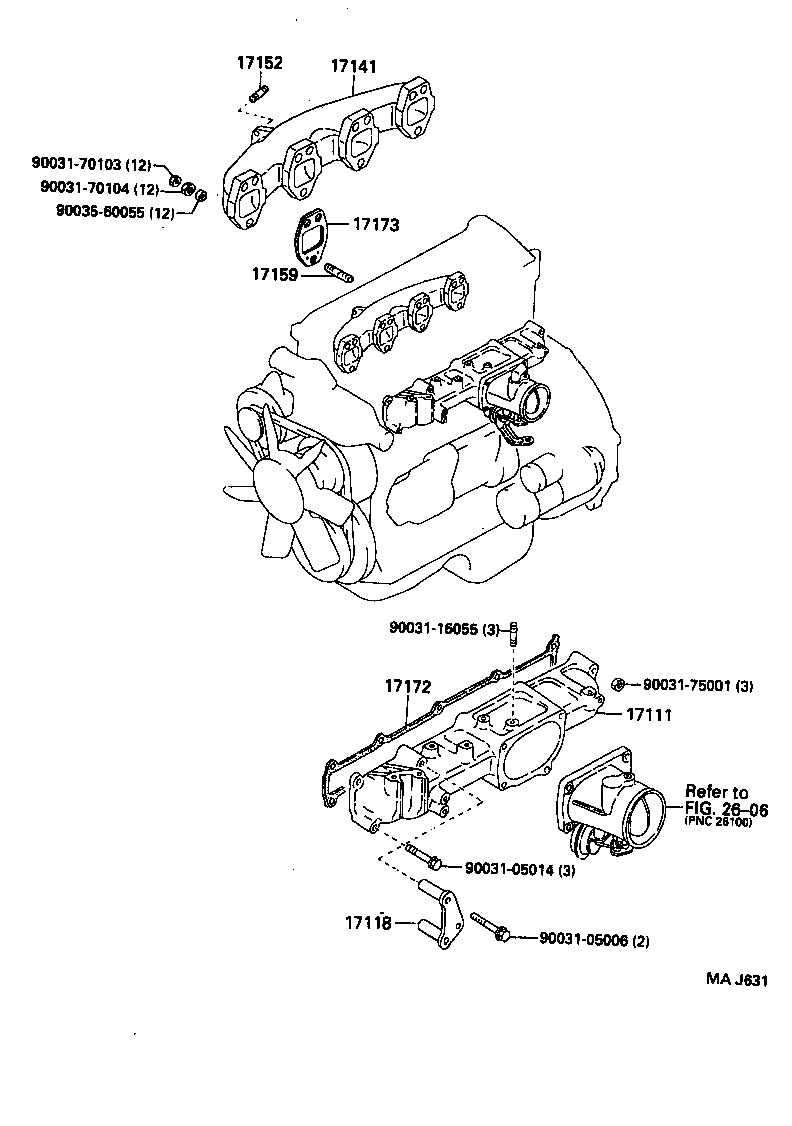 17101-48010 MANIFOLD, INTAKE product image