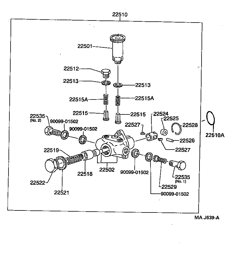22510-89101 PUMP ASSY, FUEL FEED product image