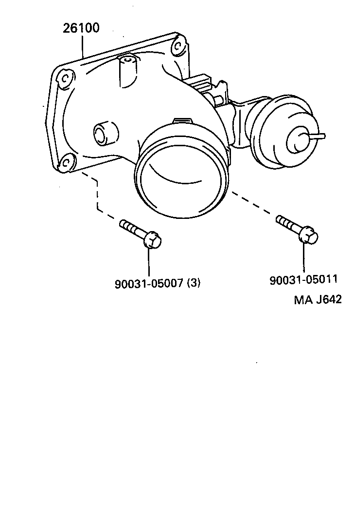 26100-89101 VENTURI ASSY product image