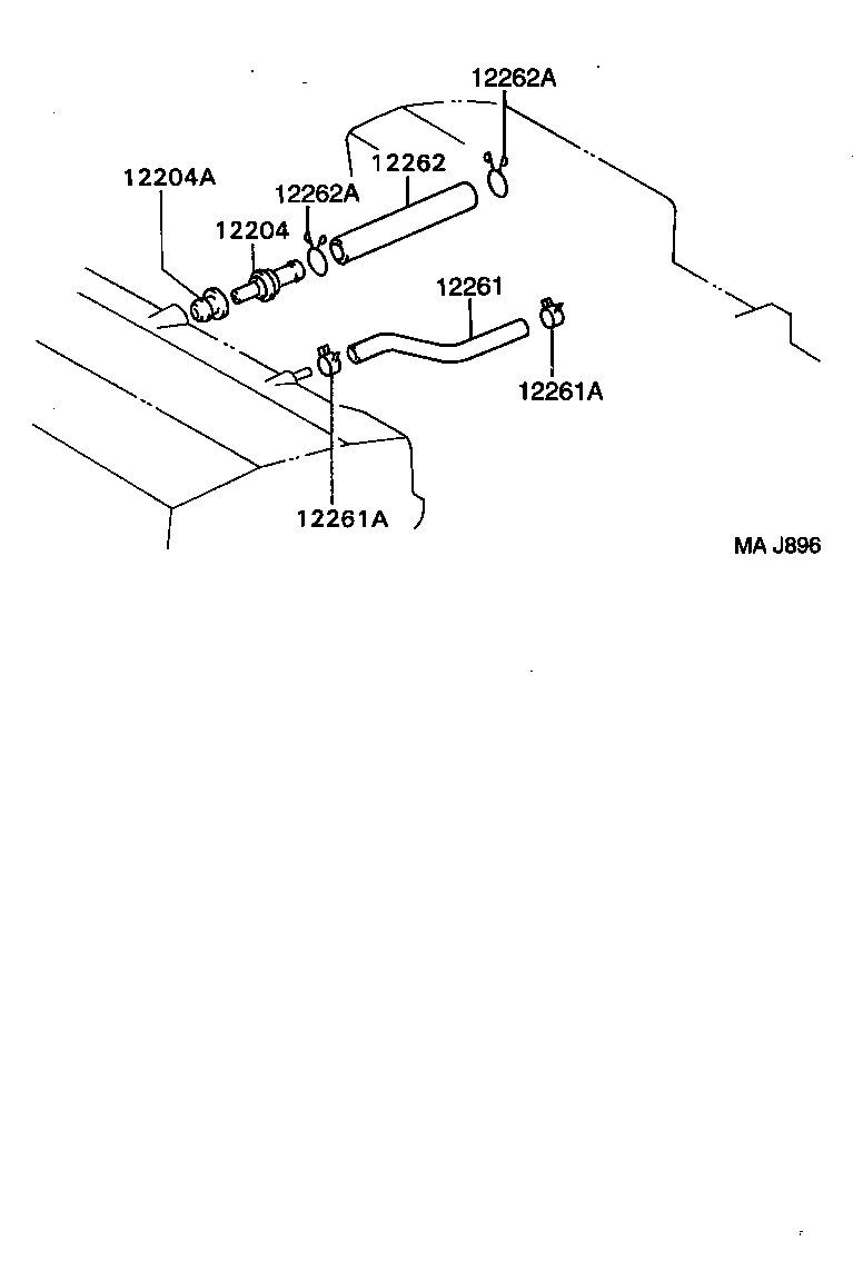 12236-88580 COVER, VENTILATION VALVE product image