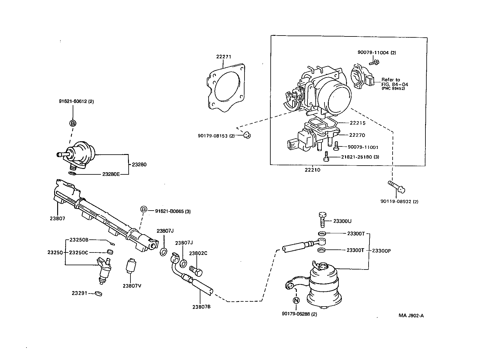 22271-88580 GASKET, THROTTLE BODY product image