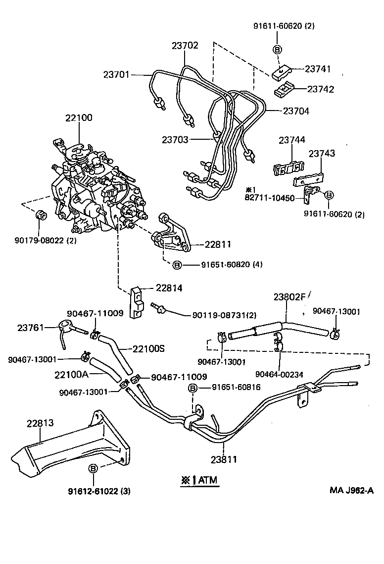 22100-55320 PUMP ASSY, INJECTION OR SUPPLY product image