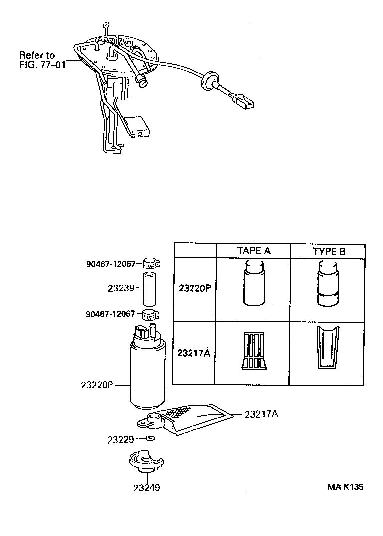 22271-11030 GASKET, THROTTLE BODY product image