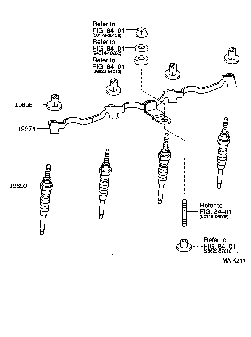 90919-21572 CORD SET, COIL & SPARK, W/RESISTIVE product image