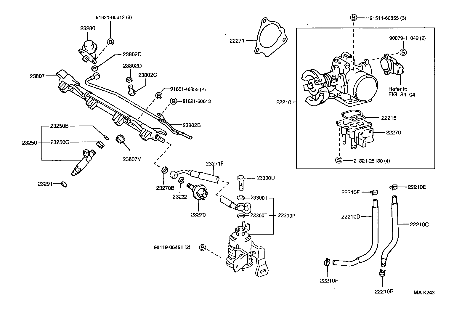 23271-74480 HOSE, FUEL product image