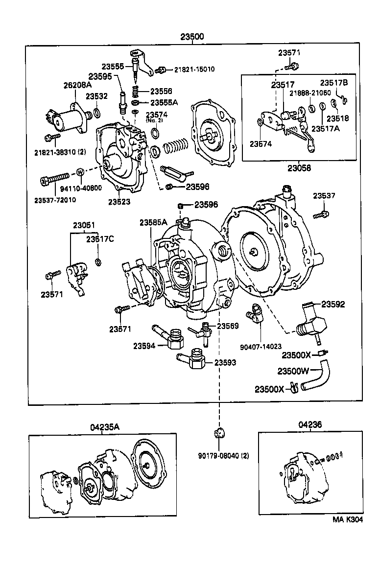 23592-48010 UNION, NO.2, FUEL HOSE product image