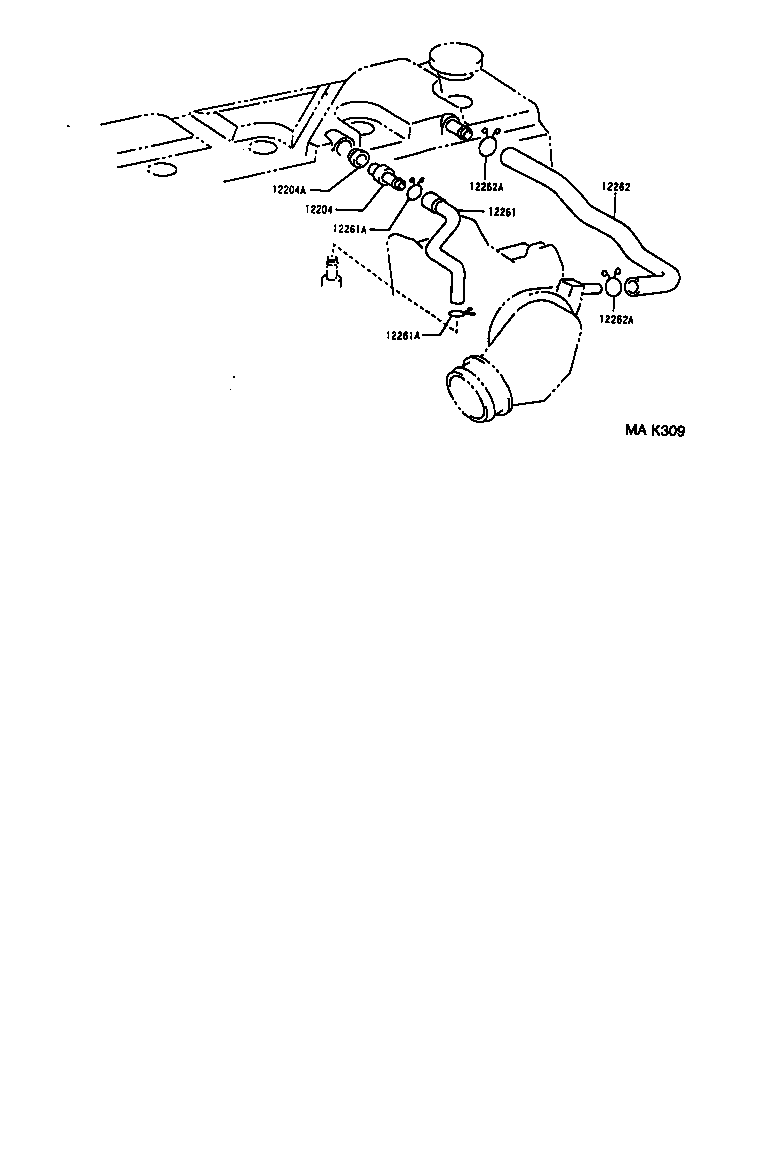 90034-45029 HOSE, VENTILATION, NO.2 product image
