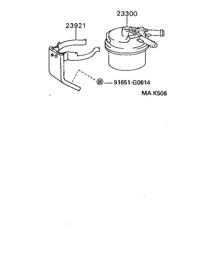 23921-72010 SUPPORT, FUEL FILTER product image
