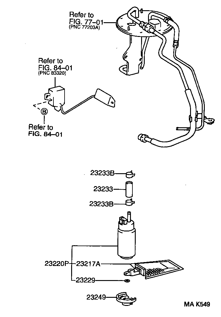 23209-16170 INJECTOR ASSY, FUEL product image