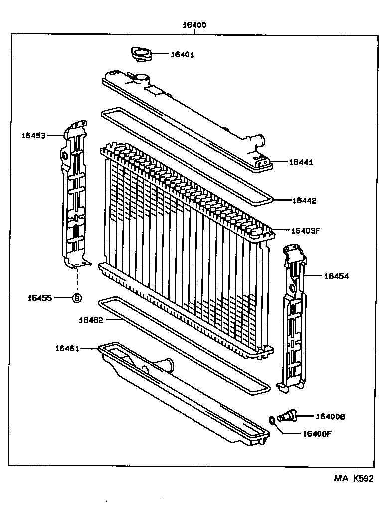 16028-17010 PIPE SUB-ASSY, TURBO WATER, NO.2 product image