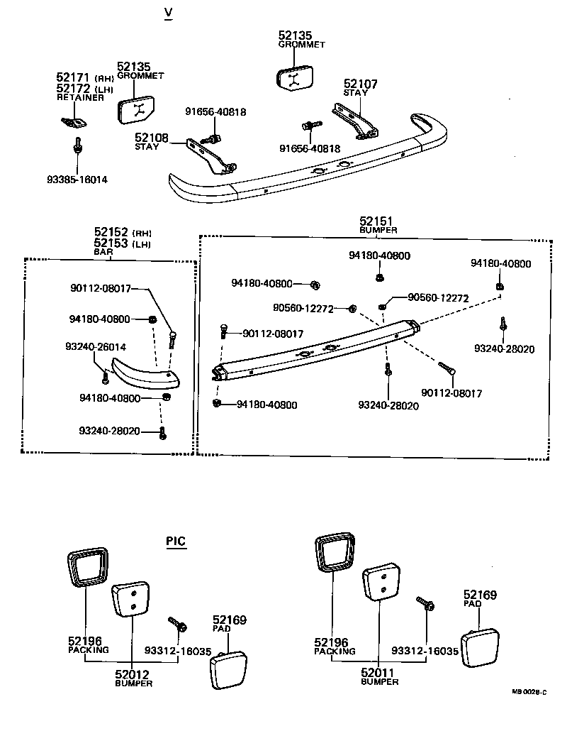 52014-10010 STAY SUB-ASSY, REAR BUMPER, LH product image