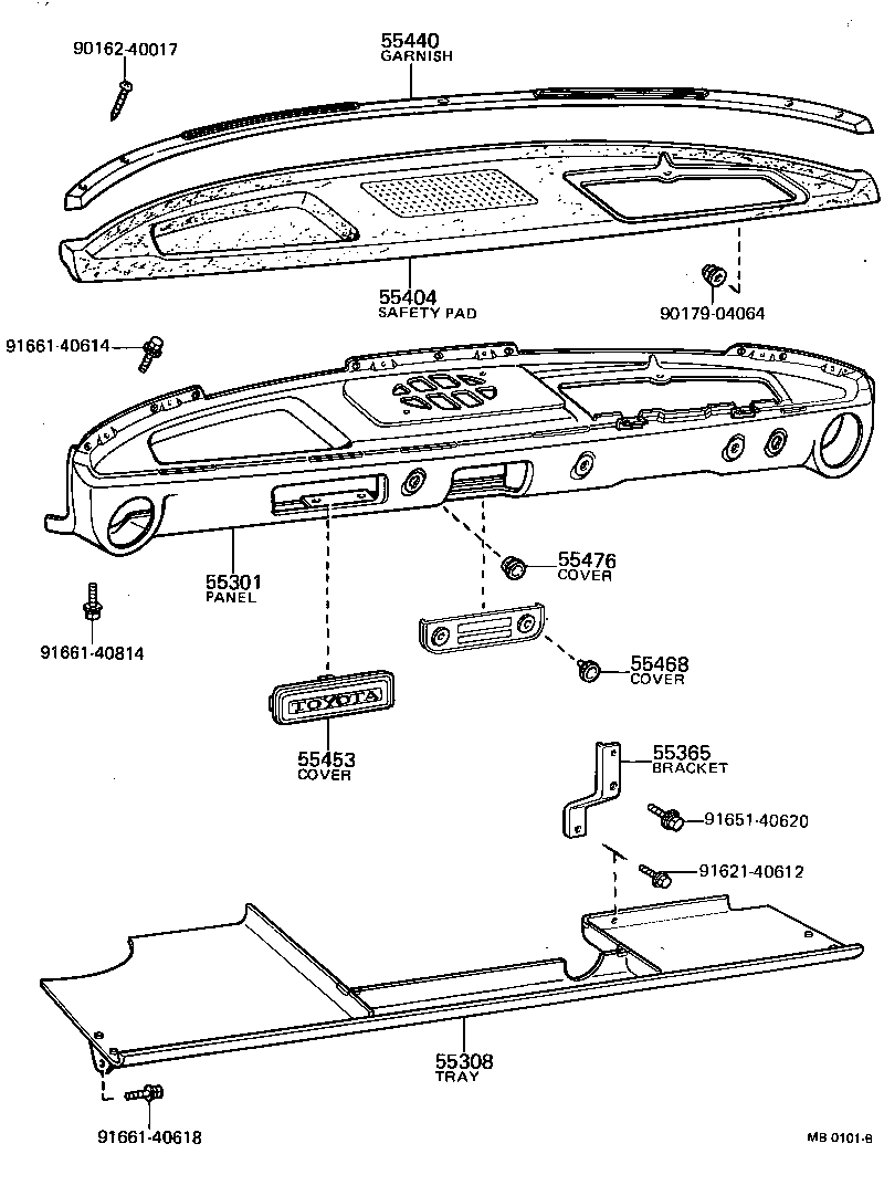 55301-10071 PANEL SUB-ASSY, INSTRUMENT product image