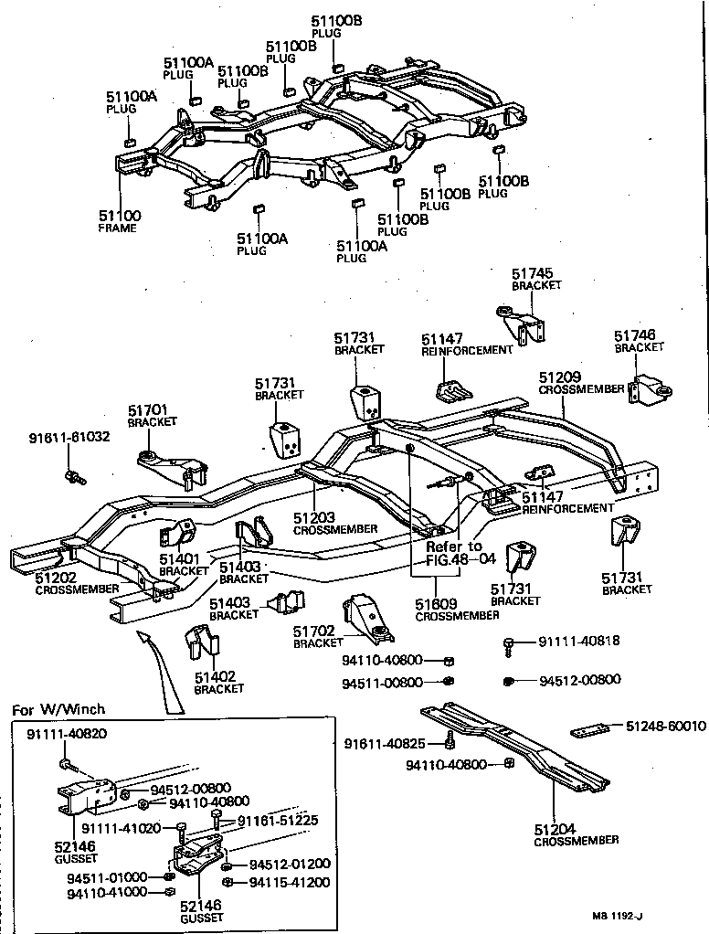 51001-60034 FRAME ASSY product image