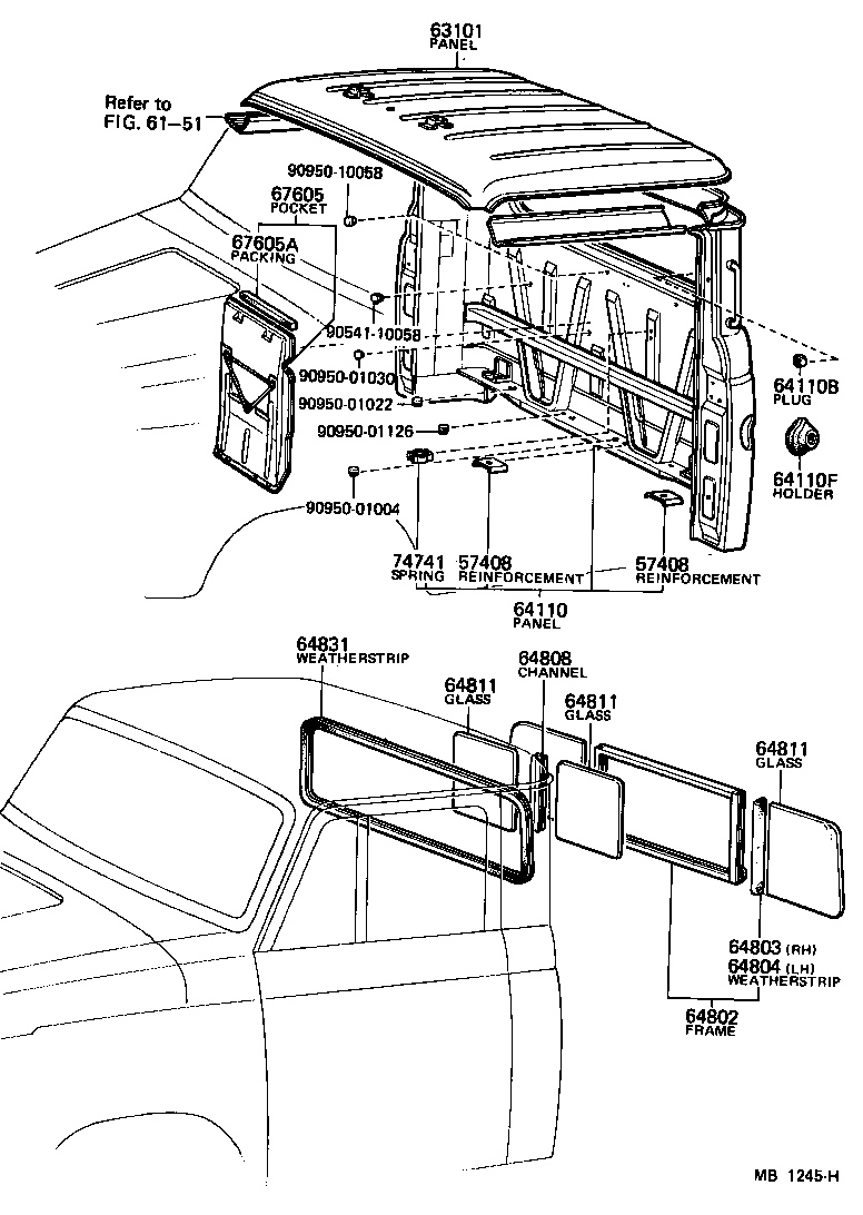 64100-95218 PANEL ASSY, FRONT BODY BACK product image