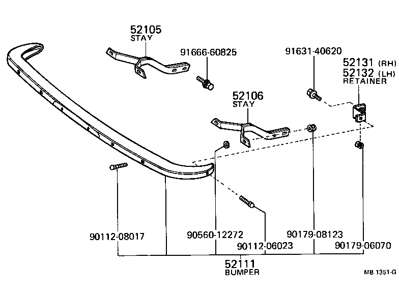 52111-19065 BUMPER ASSY, FRONT product image