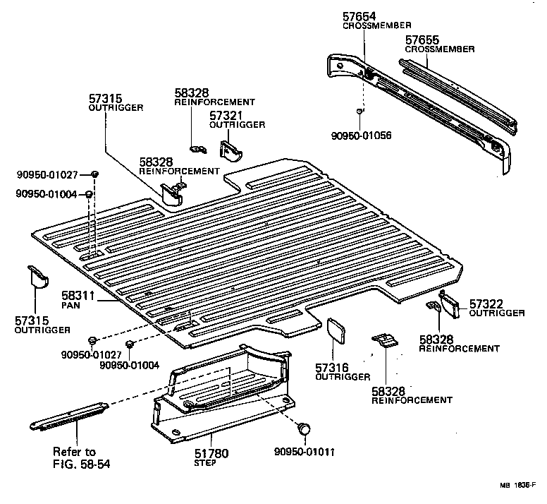 58302-95700 STEP ASSY, FRONT, LH product image
