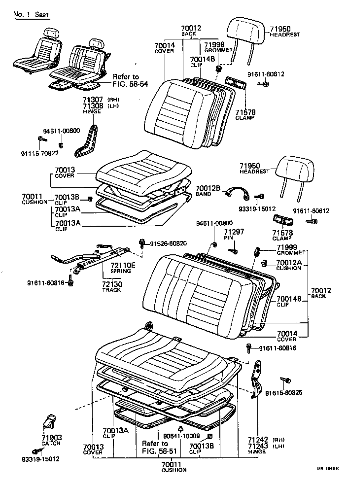 71071-87403 COVER ASSY, NO.1 SEAT CUSHION product image
