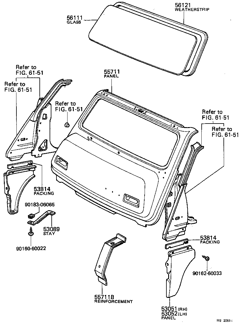 55710-95039 PANEL, COWL TOP, OUTER product image
