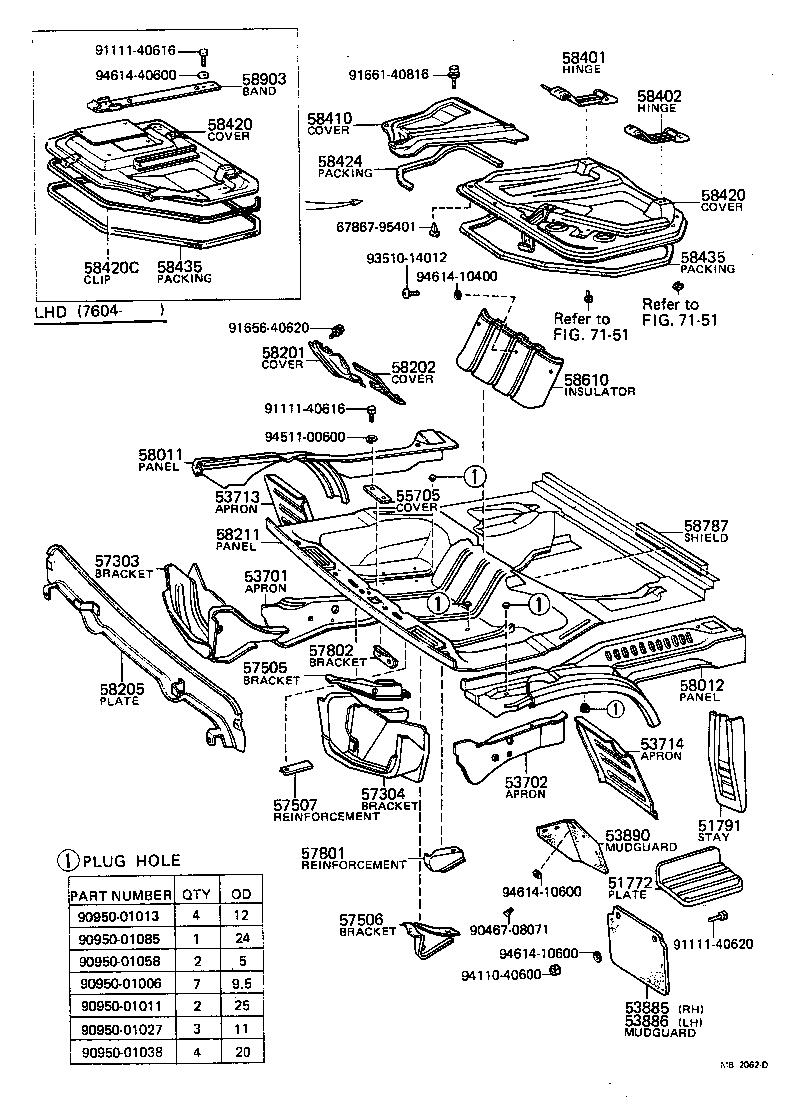 53702-95014 APRON, FENDER SIDE, LH product image