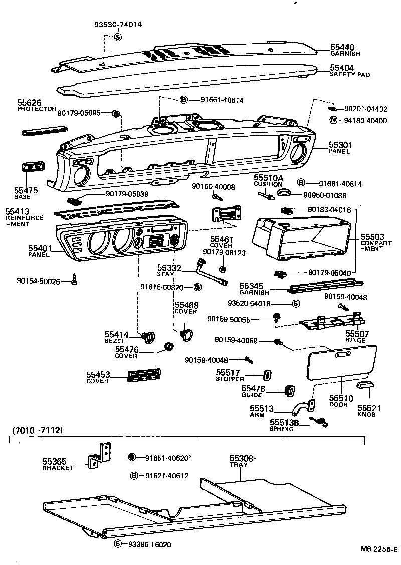 55301-10071 PANEL SUB-ASSY, INSTRUMENT product image