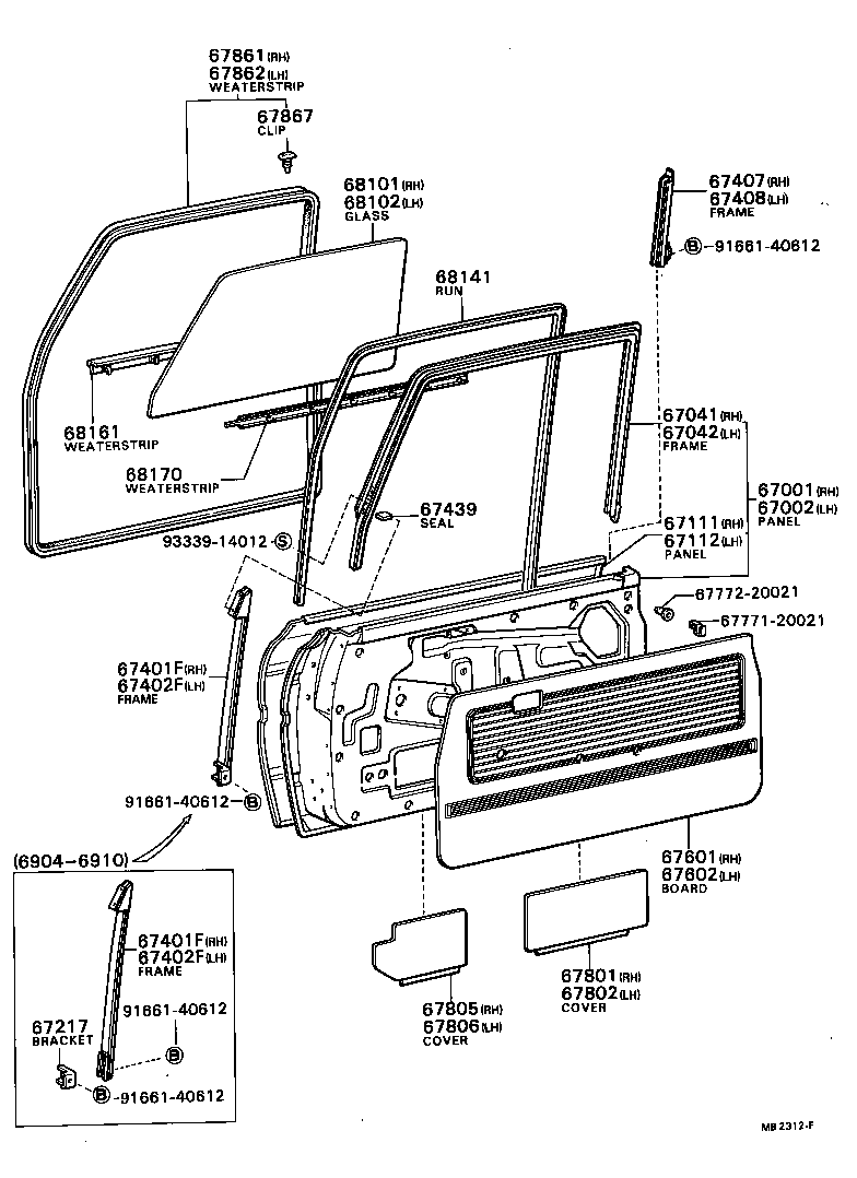 67112-10071 PANEL, FRONT DOOR, OUTER LH product image