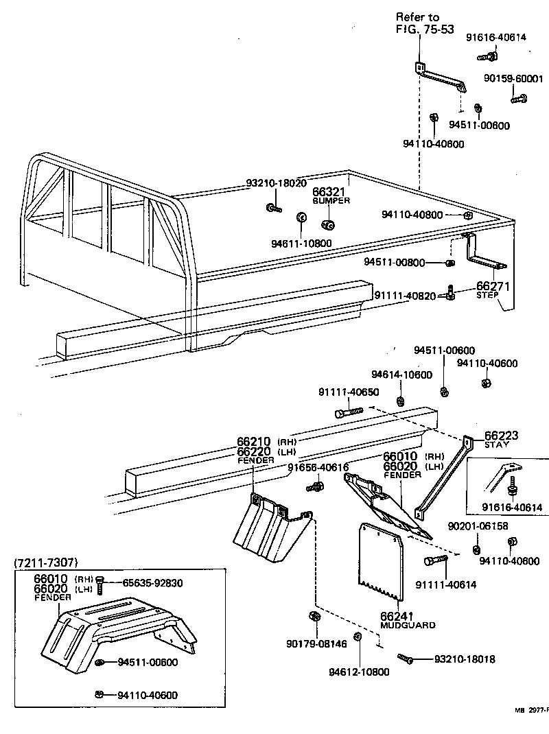 65110-95014 SILL ASSY, MAIN, RH product image