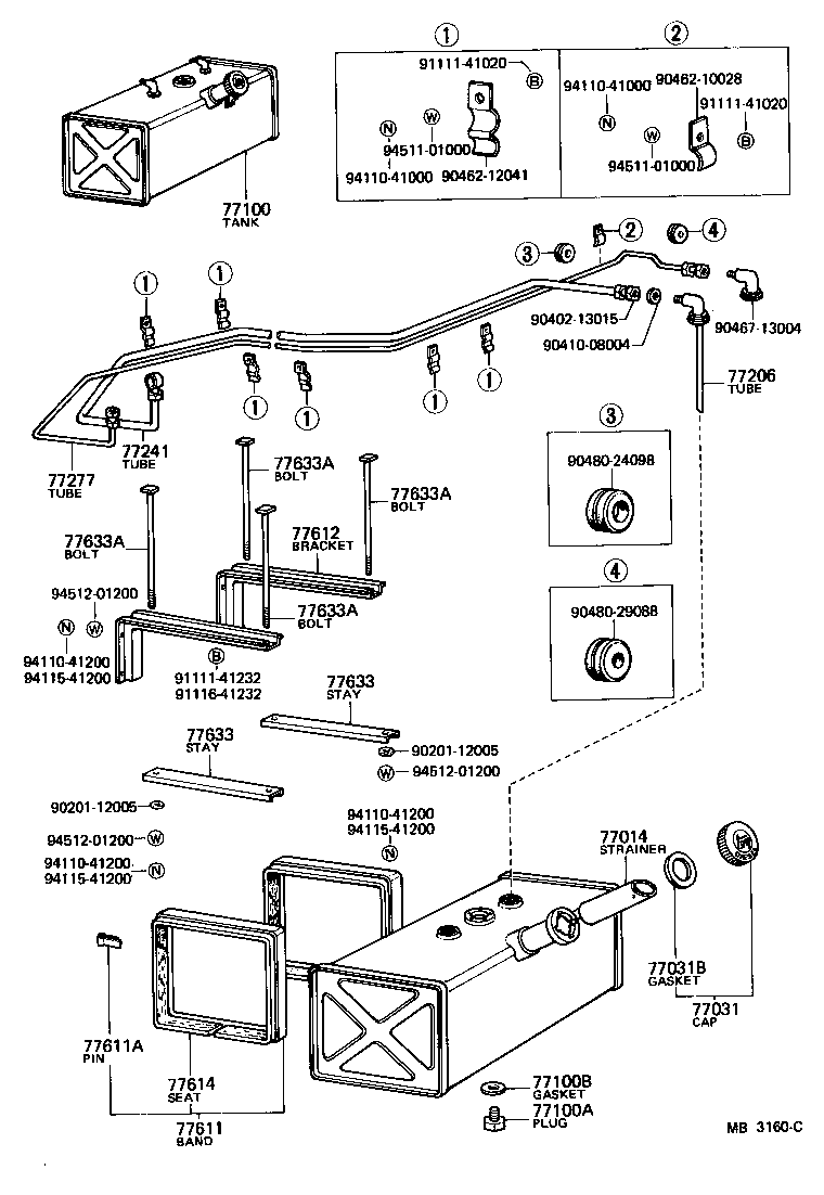 77283-96518 BRACKET, FUEL TUBE product image