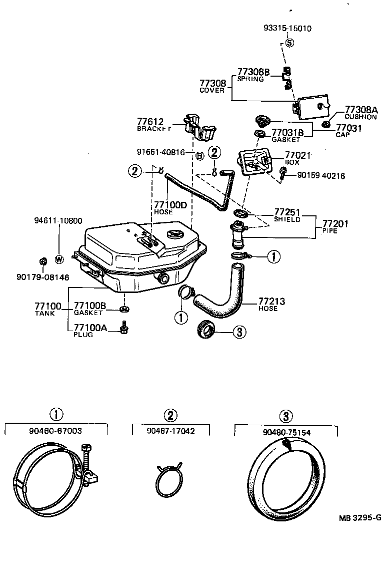 95332-06022 HOSE, FUEL, NO.2 (FOR MAIN TUBE, NO.2) product image