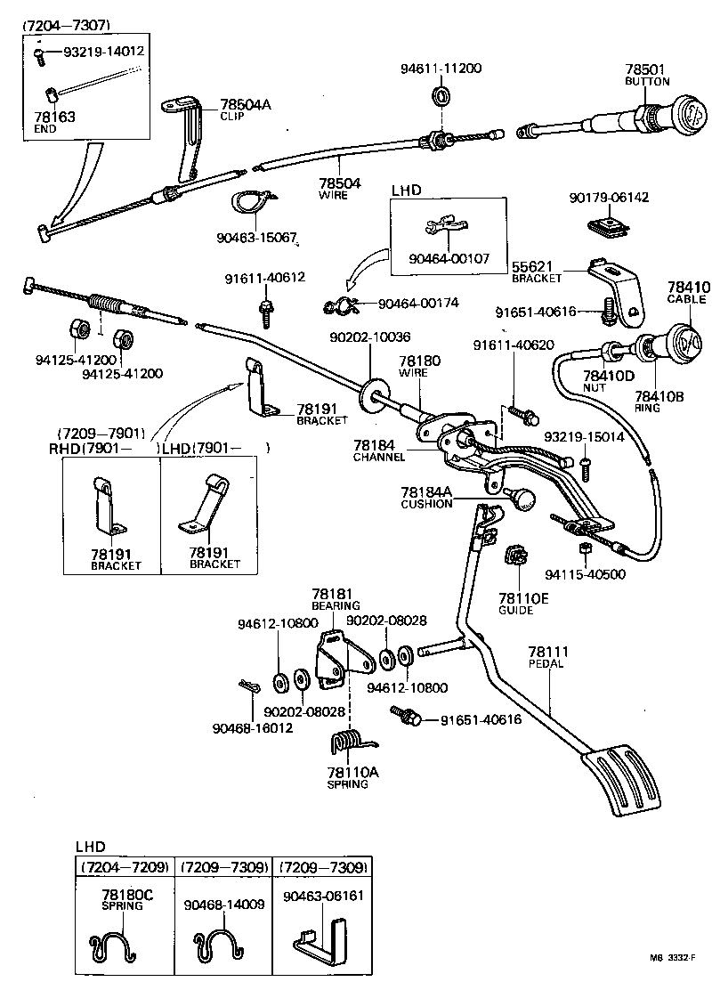 78310-60030 CABLE ASSY, CHOKE product image