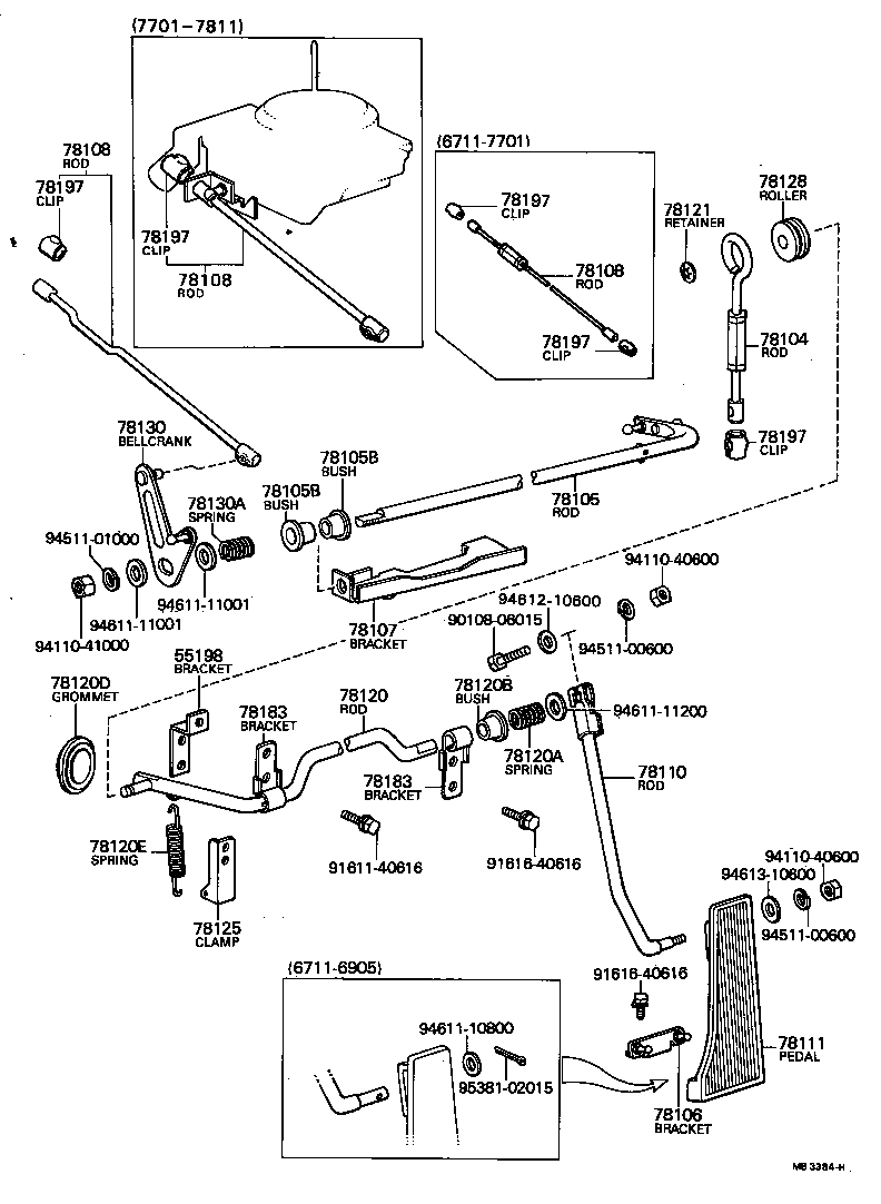 78103-40030 ROD, ACCELERATOR LINK product image